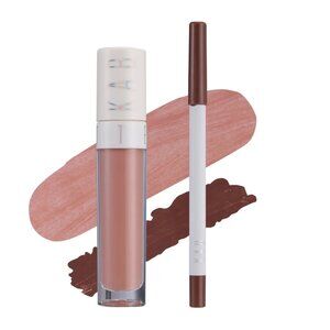 KAB Cosmetics Lip Liner + Matte Liquid Lipstick Set Twisted
